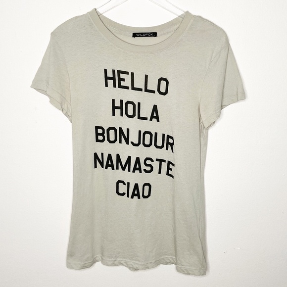WILDFOX | Say Hello Graphic Tee - Picture 2 of 7